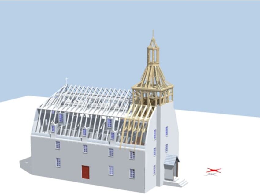 Kirchensanierung in 3D