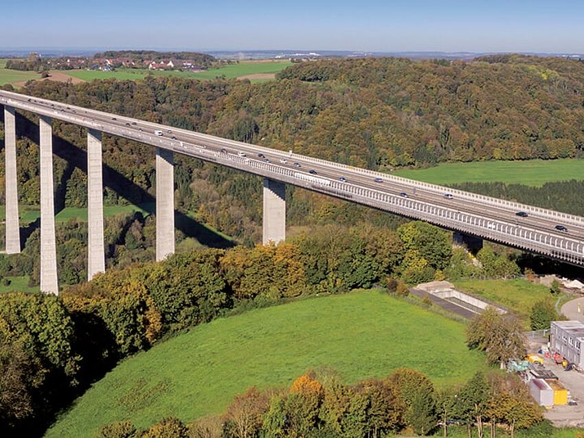 Kochertalbrücke in Geislingen