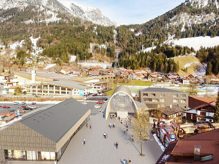 Ansprechende Architektur für alpine Infrastruktur