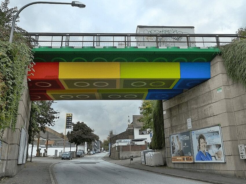 The Lego Bridge in Wuppertal